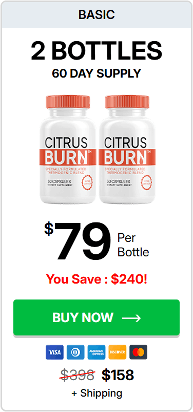 CitrusBurn™ order 2 bottle