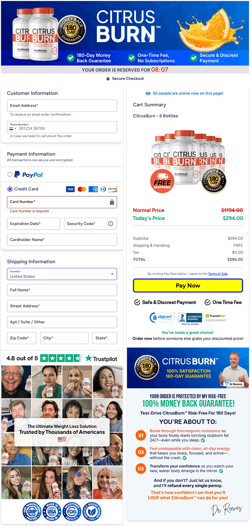 CitrusBurn™ Buy Now 